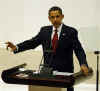 President Barack Obama delivers an Address to the General Assembly of the Turkish Parliament in Ankara, Turkey.