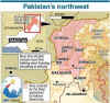 Fighting between militants and Pakistani troops intensified in the northwest mountain areas of Pakistan in the last two days.