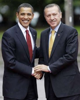 President Barack Obama Obama meets with Turkish Prime Minister Erdogan at the Prime Minister's residence in Ankara, Turkey.