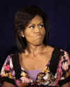 First Lady Michelle Obama speaks at the annual meeting of the Corporate Voices of America in Washington on May 7, 2009.
