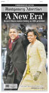 ALABAMA - US Newspapers - Front Page Headlines - January 20, 2009 - Inauguration of President Barack Obama in Washington, DC. Click on Obama newspaper front page image for a large image.