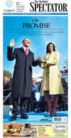 The Hamilton Spectator - January 21, 2009 - The historic inauguration of President Barack Obama as the 44th US President dominates the front page headlines of Canadian newspapers.