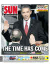 The Ottawa Sun - January 21, 2009 - The historic inauguration of President Barack Obama as the 44th US President dominates the front page headlines of Canadian newspapers.