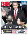 Toronto Sun - January 21, 2009 - The historic inauguration of President Barack Obama as the 44th US President dominates the front page headlines of Canadian newspapers.