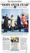 COLORADO - US Newspapers - Front Page Headlines - January 20, 2009 - Inauguration of President Barack Obama in Washington, DC. Click on Obama newspaper front page image for a large image.