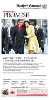 CONNECTICUT - US Newspapers - Front Page Headlines - January 20, 2009 - Inauguration of President Barack Obama in Washington, DC. Click on Obama newspaper front page image for a large image.