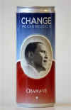 French businessman creates 100 Obama Change soda cans for a Paris charity auction. Photo: December 3, 2008.