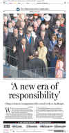 GEORGIA - US Newspapers - Front Page Headlines - January 20, 2009 - Inauguration of President Barack Obama in Washington, DC. Click on Obama newspaper front page image for a large image.