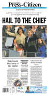 IOWA - US Newspapers - Front Page Headlines - January 20, 2009 - Inauguration of President Barack Obama in Washington, DC. Click on Obama newspaper front page image for a large image.