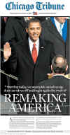 ILLINOIS - US Newspapers - Front Page Headlines - January 20, 2009 - Inauguration of President Barack Obama in Washington, DC. Click on Obama newspaper front page image for a large image.