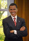 Madame Tussauds Wax Museum in London unveils wax replicas of President Obama days before his January 20th inauguration.