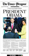 LOUISIANA - US Newspapers - Front Page Headlines - January 20, 2009 - Inauguration of President Barack Obama in Washington, DC. Click on Obama newspaper front page image for a large image.