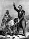 Obama and Lincoln. The connections, similarities, links, and paths of two presidents - Barack Obama and Abraham Lincoln. Barack Obama seems linked to Abraham Lincoln by both desire and destiny. Barack Obama is born 100 years after Abraham Lincoln's 1861 Inauguration. Barack Obama becomes President 200 years after Abraham Lincoln's 1809 birth. Image: President Abraham Lincoln signals a grateful slave to rise. Image date of Lincoln is unknown,