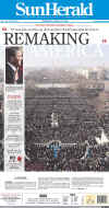 MISSISSIPPI - US Newspapers - Front Page Headlines - January 20, 2009 - Inauguration of President Barack Obama in Washington, DC. Click on Obama newspaper front page image for a large image.