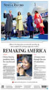 NORTH CAROLINA - US Newspapers - Front Page Headlines - January 20, 2009 - Inauguration of President Barack Obama in Washington, DC. Click on Obama newspaper front page image for a large image.
