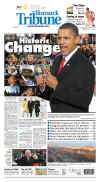 NORTH DAKOTA - US Newspapers - Front Page Headlines - January 20, 2009 - Inauguration of President Barack Obama in Washington, DC. Click on Obama newspaper front page image for a large image.
