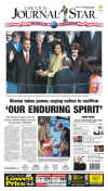 NEBRASKA - US Newspapers - Front Page Headlines - January 20, 2009 - Inauguration of President Barack Obama in Washington, DC. Click on Obama newspaper front page image for a large image.