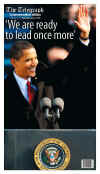NEW HAMPSHIRE - US Newspapers - Front Page Headlines - January 20, 2009 - Inauguration of President Barack Obama in Washington, DC. Click on Obama newspaper front page image for a large image.