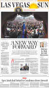 NEVADA - US Newspapers - Front Page Headlines - January 20, 2009 - Inauguration of President Barack Obama in Washington, DC. Click on Obama newspaper front page image for a large image.