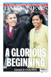 NEW YORK - US Newspapers - Front Page Headlines - January 20, 2009 - Inauguration of President Barack Obama in Washington, DC. Click on Obama newspaper front page image for a large image.