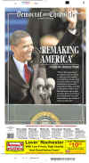 NEW YORK - US Newspapers - Front Page Headlines - January 20, 2009 - Inauguration of President Barack Obama in Washington, DC. Click on Obama newspaper front page image for a large image.