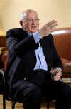 Former Soviet President Gorbachev says the US is showing the world it wants change with the election of Barack Obama.