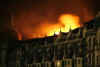 Many Mumbai targets (Taj Mahal Hotel ablaze) were struck and the attacks that lasted several day and killed over 150.