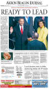 OHIO - US Newspapers - Front Page Headlines - January 20, 2009 - Inauguration of President Barack Obama in Washington, DC. Click on Obama newspaper front page image for a large image.