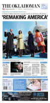 OKLAHOMA - US Newspapers - Front Page Headlines - January 20, 2009 - Inauguration of President Barack Obama in Washington, DC. Click on Obama newspaper front page image for a large image.