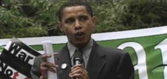 Important Barack Obama Speeches - Barack Obama speaks out against a war with Iraq on October 2, 2002 in Chicago, Illinois.