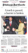 PENNSYLVANIA - US Newspapers - Front Page Headlines - January 20, 2009 - Inauguration of President Barack Obama in Washington, DC. Click on Obama newspaper front page image for a large image.