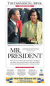 TENNESSEE - US Newspapers - Front Page Headlines - January 20, 2009 - Inauguration of President Barack Obama in Washington, DC. Click on Obama newspaper front page image for a large image.