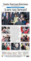 TEXAS - US Newspapers - Front Page Headlines - January 20, 2009 - Inauguration of President Barack Obama in Washington, DC. Click on Obama newspaper front page image for a large image.