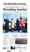 TEXAS - US Newspapers - Front Page Headlines - January 20, 2009 - Inauguration of President Barack Obama in Washington, DC. Click on Obama newspaper front page image for a large image.
