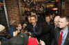 President Obama attracts a crowd after an unscheduled stop at Ottawa's Byward Market Square near the US Embassy in Ottawa.