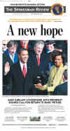 WASHINGTON - US Newspapers - Front Page Headlines - January 20, 2009 - Inauguration of President Barack Obama in Washington, DC. Click on Obama newspaper front page image for a large image.